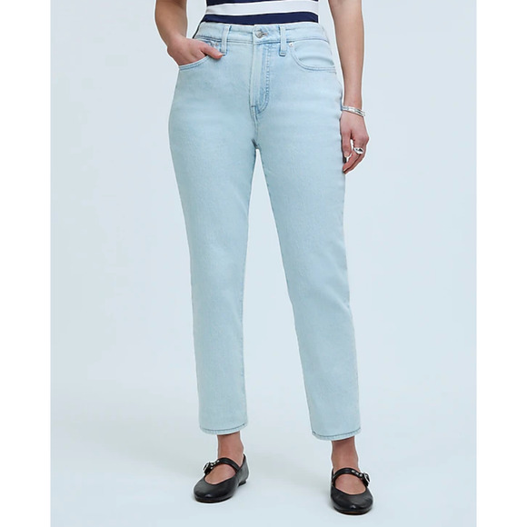 NEW Madewell The Curvy Perfect Vintage Jean Chesthunt Wash Blue High Waist US 28 - Picture 1 of 16